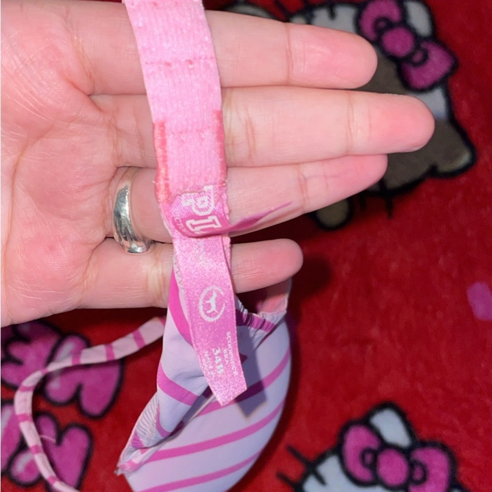 Pink Striped Bra - Picture 6 of 6